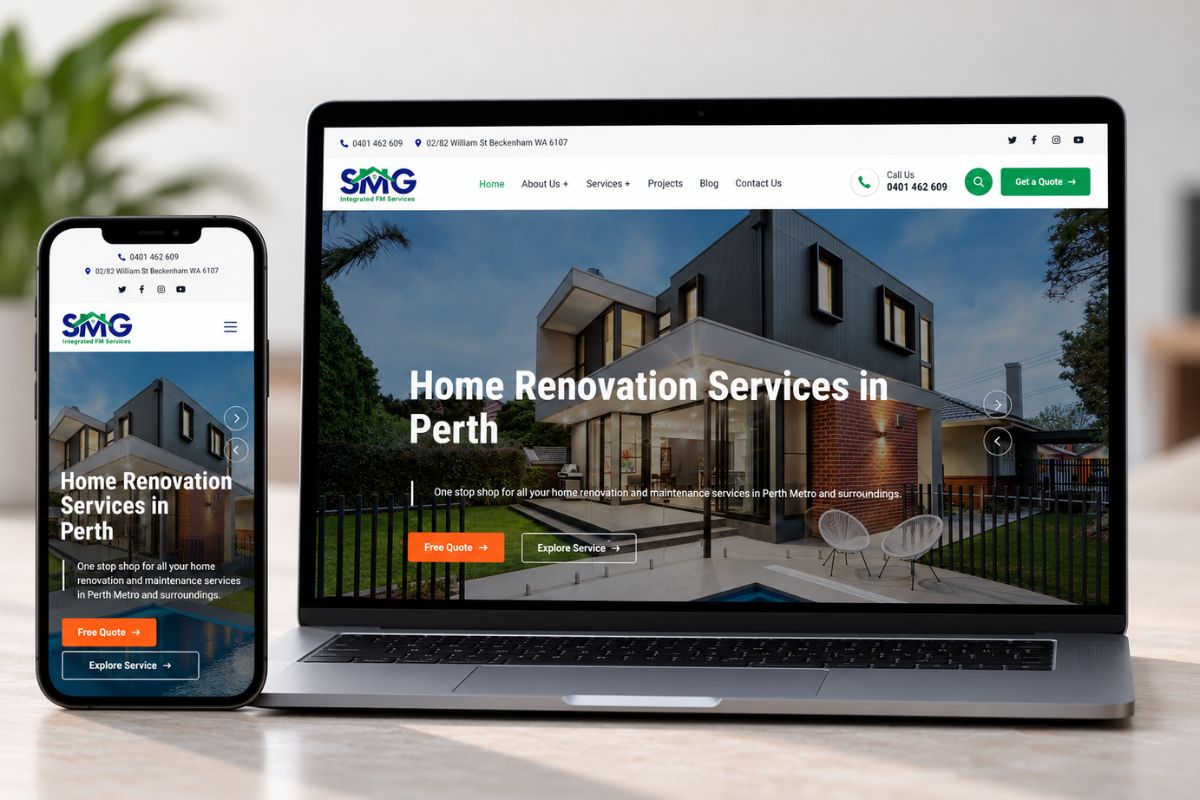 Smart Maintenance Group Website Design