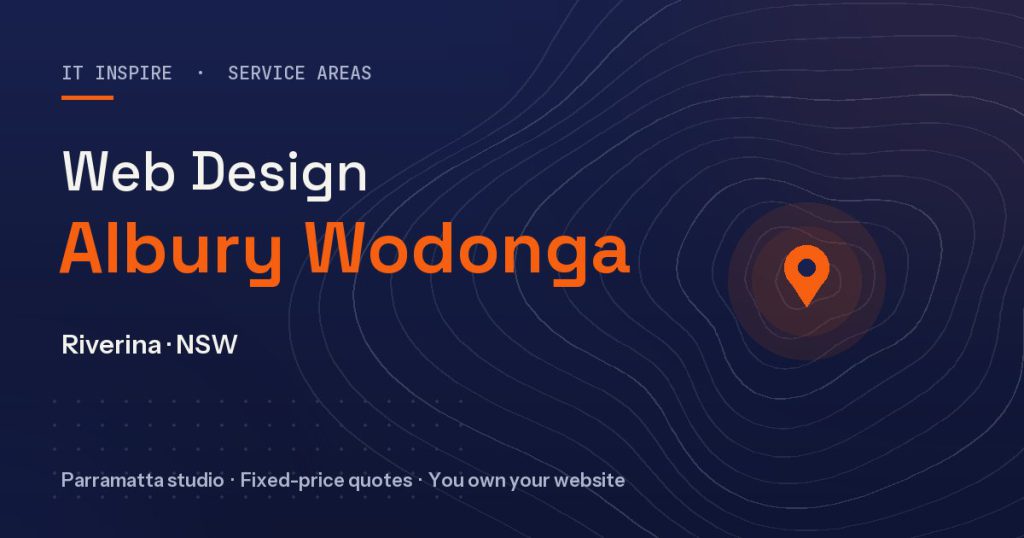 Web design Albury Wodonga - IT Inspire service area