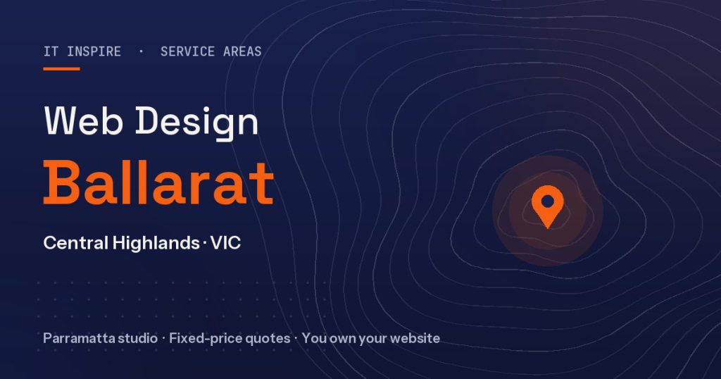 Web design Ballarat - IT Inspire service area