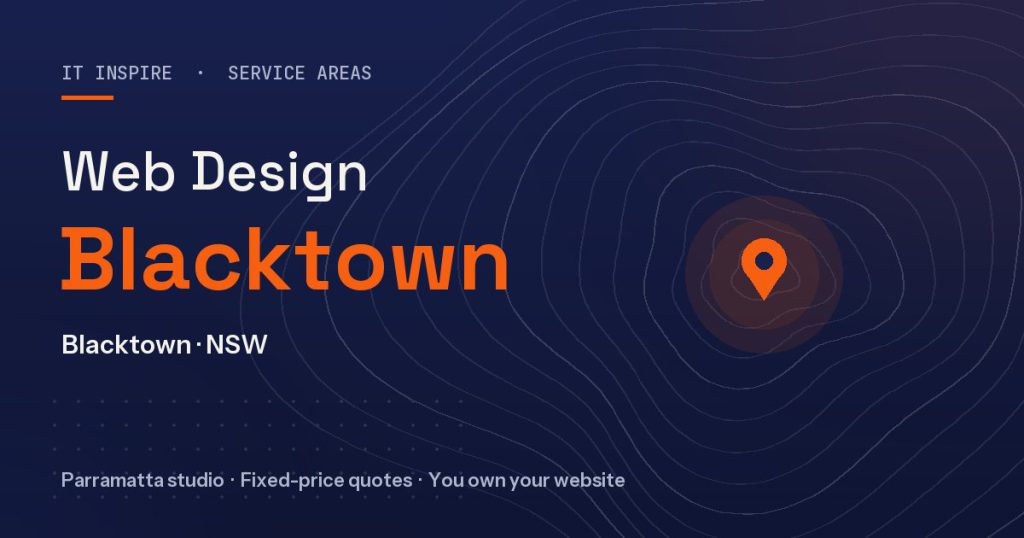 Web design Blacktown - local websites by IT Inspire