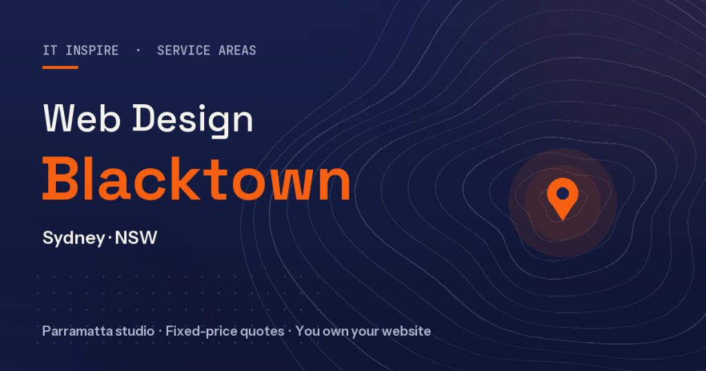 Web design Blacktown City - IT Inspire service area