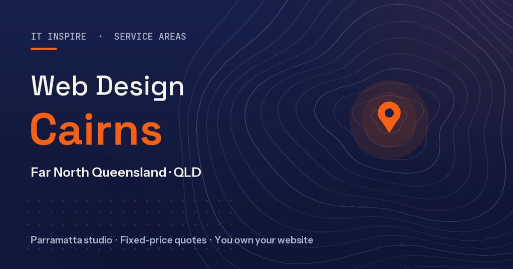 Web design Cairns - IT Inspire service area