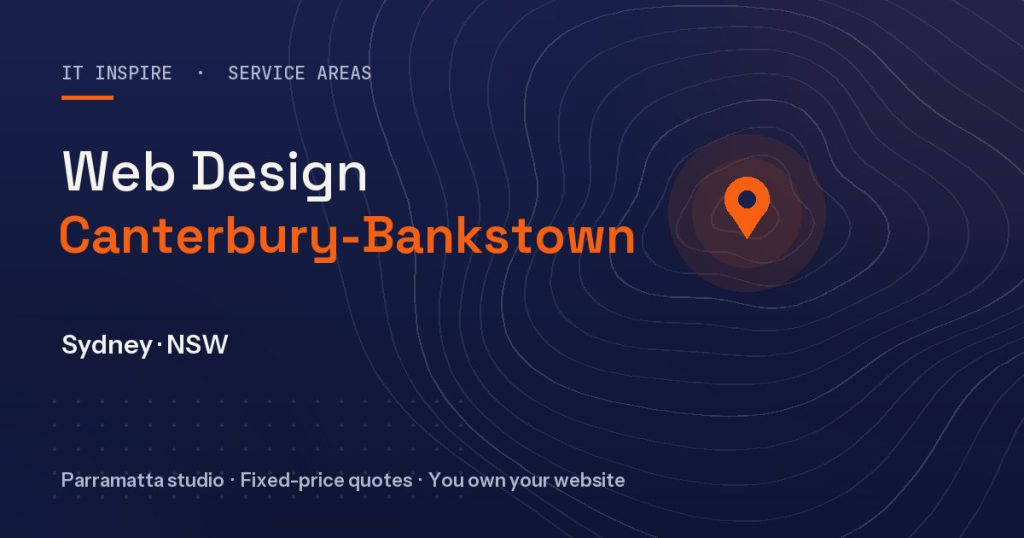 Web design Canterbury-Bankstown - IT Inspire service area