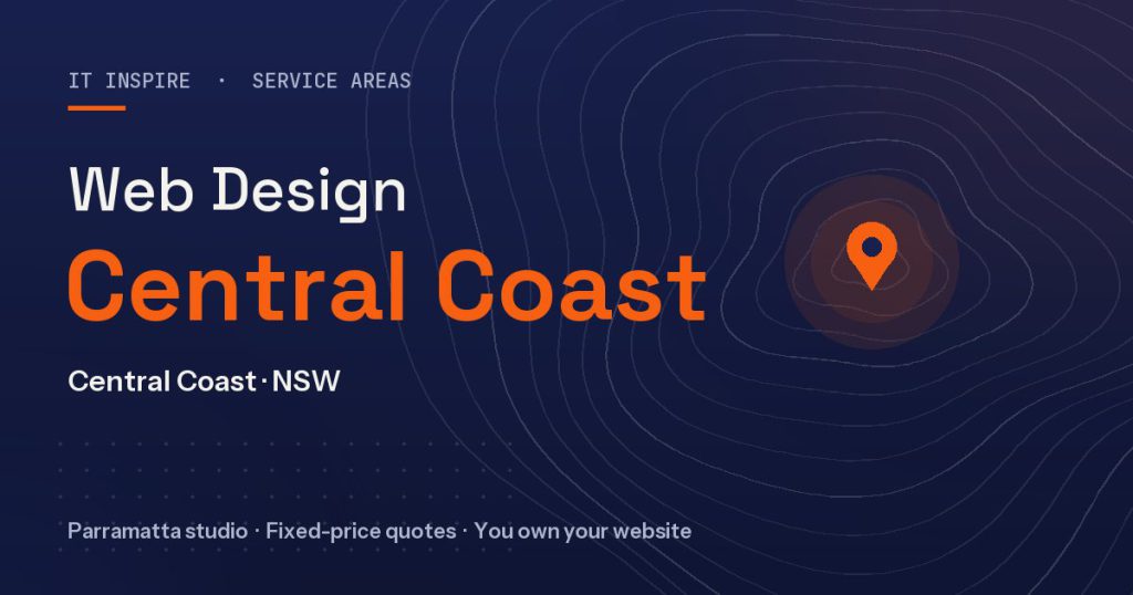 Web design Central Coast - IT Inspire service area