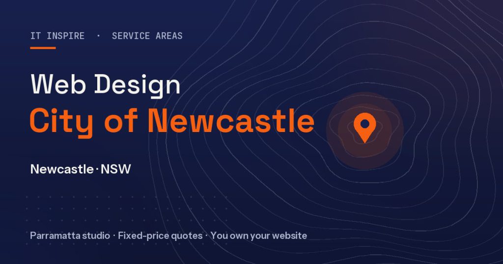 Web design City of Newcastle - IT Inspire service area