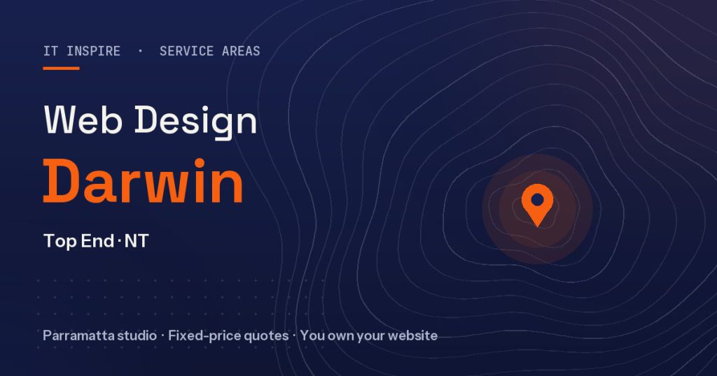 Web design Darwin - IT Inspire service area