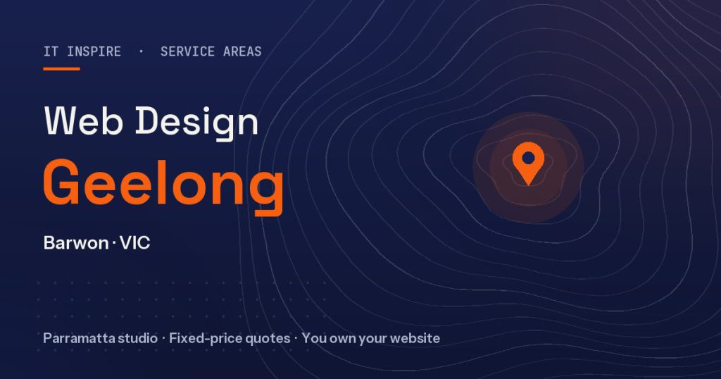 Web design Geelong - IT Inspire service area