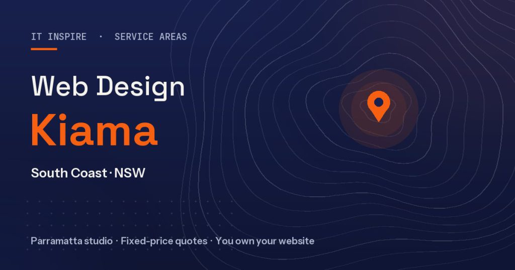 Web design Kiama - IT Inspire service area