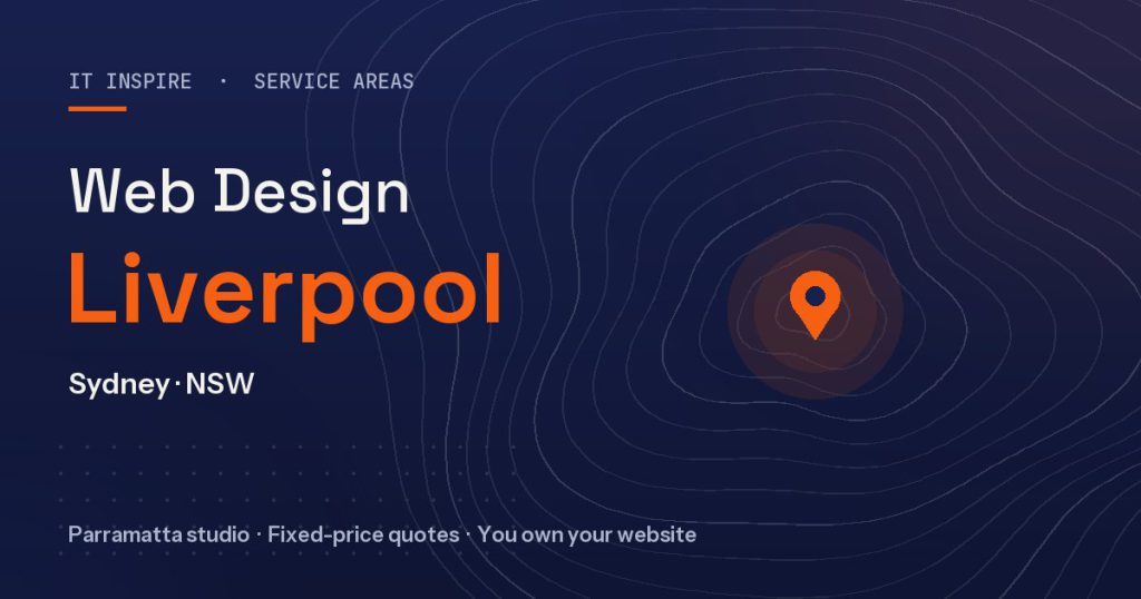 Web design South West Sydney - IT Inspire service area