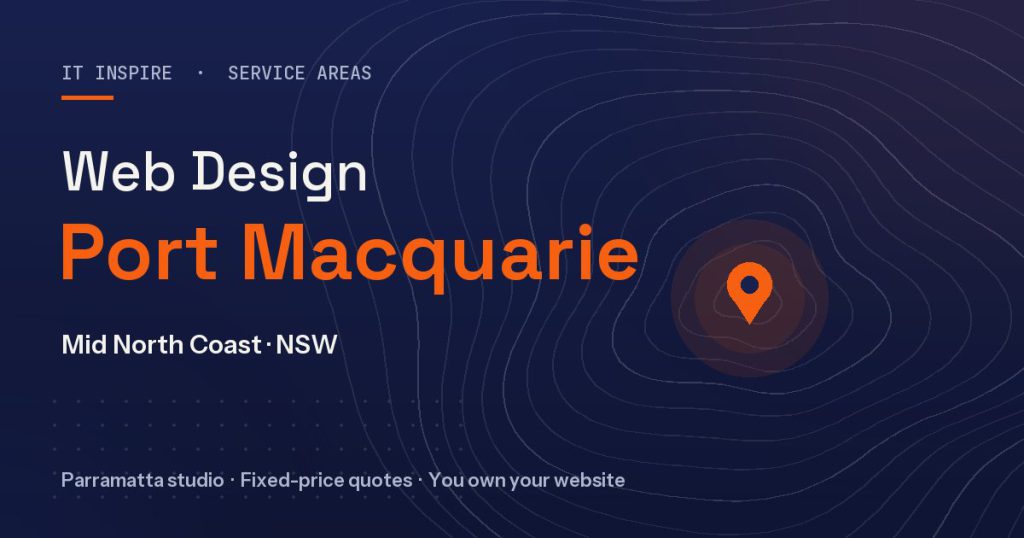 Web design Port Macquarie - IT Inspire service area