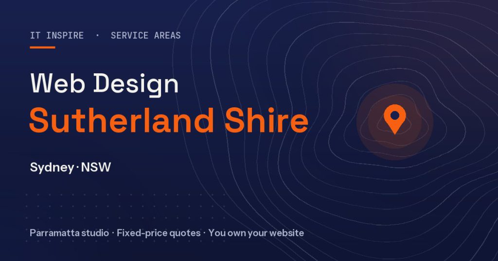 Web design Sutherland Shire - IT Inspire service area