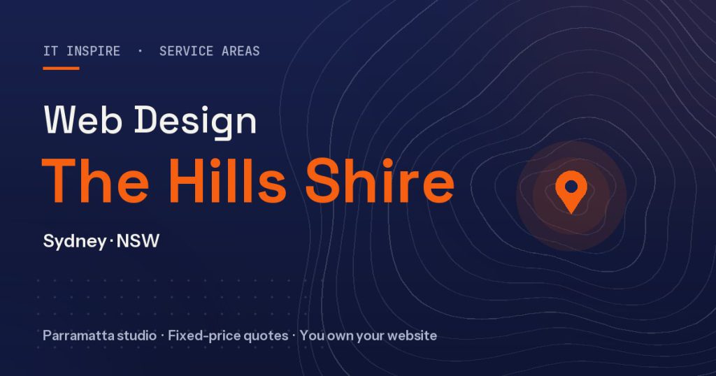 Web design Hills District - IT Inspire service area