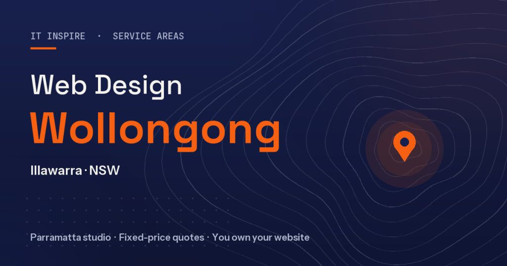 Web design Wollongong - IT Inspire service area